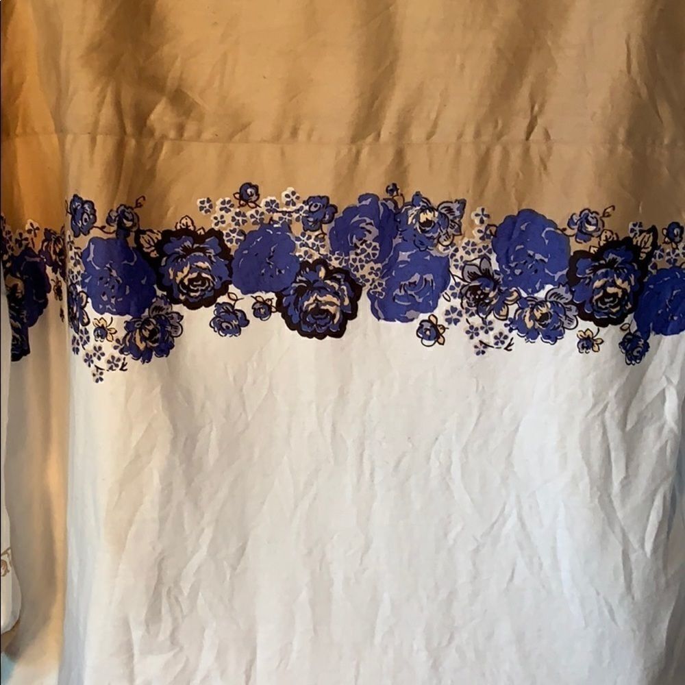 Soft Surroundings Semi Sheer floral Tunic size S‎ - Picture 4 of 8